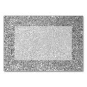 Foto van Faux Silver Glitter Kaart (Voorkant)