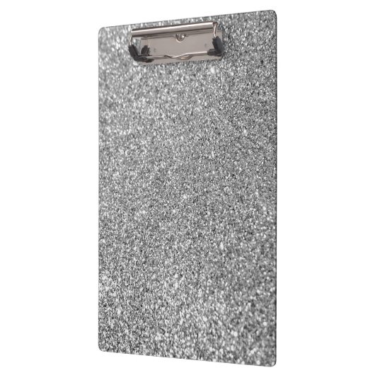 Foto van Faux Silver Glitter Klembord (Links)