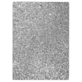 Foto van Faux Silver Glitter Klembord (Achterkant)