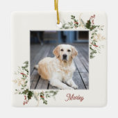 Foto van feestelijke feestdag keramisch ornament (Voorkant)