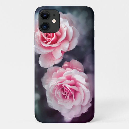 Foto van Feminine Pink Roses Floral Case-Mate iPhone Case (Achterkant)