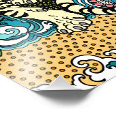 Foto van Feng Shui White Tiger Foto Afdruk (Hoek)