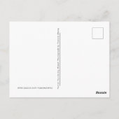 Foto van Ferret Taxidermy Fine Art Mount Briefkaart (Achterkant)