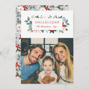 Foto van Festive Florals Feestdagenkaart