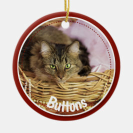 Foto van Festive Pet 2021 Kerstmis Keramisch Ornament