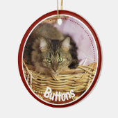 Foto van Festive Pet 2021 Kerstmis Keramisch Ornament (Links)