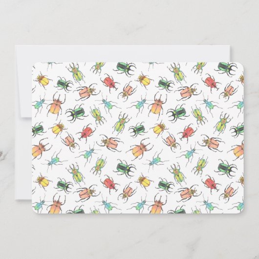 Foto van First Birthday Love Bugs Kaart (Achterkant)