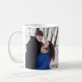 Foto van First Weddenschap Jubileum Love Quote Koffiemok (Links)