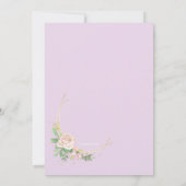 Foto van Floral - Aankondiging van geboorte (Achterkant)