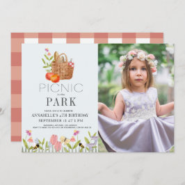 Foto van Floral Birthday in Park Basket Kaart