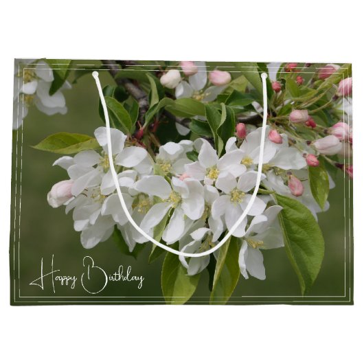 Foto van Floral Bloom Groot Cadeauzakje (Achterkant)