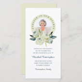 Foto van Floral Memorial Bedankkaart (Voorkant / Achterkant)