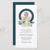 Foto van Floral Memorial Bedankkaart (Voorkant / Achterkant)