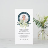 Foto van Floral Memorial Bedankkaart (Staand voorkant)