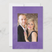 Foto van Floral Weddenschap tegen Ultra Violet Wat Save The Date (Achterkant)