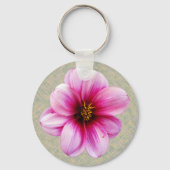 Foto van Flower Pink Dahlia Sleutelhanger (Voorkant)