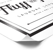 Foto van Fluff and Fold Laundry Afdruk (Hoek)