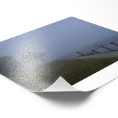 Foto van Foggy Day Tree Afdruk (Hoek)