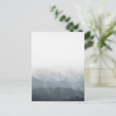 Foto van Foggy Forest Natuur Briefkaart (Staand voorkant)