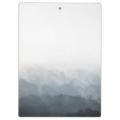 Foto van Foggy Forest Natuur Klembord (Achterkant)