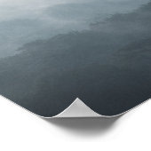 Foto van Foggy Forest Natuur Poster (Hoek)