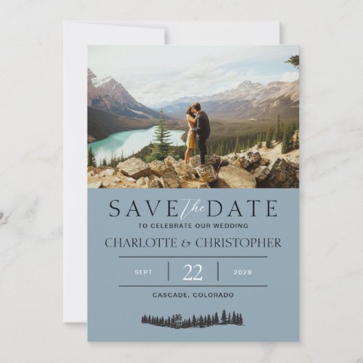 Foto van Forest Vibes Save The Date (Voorkant)