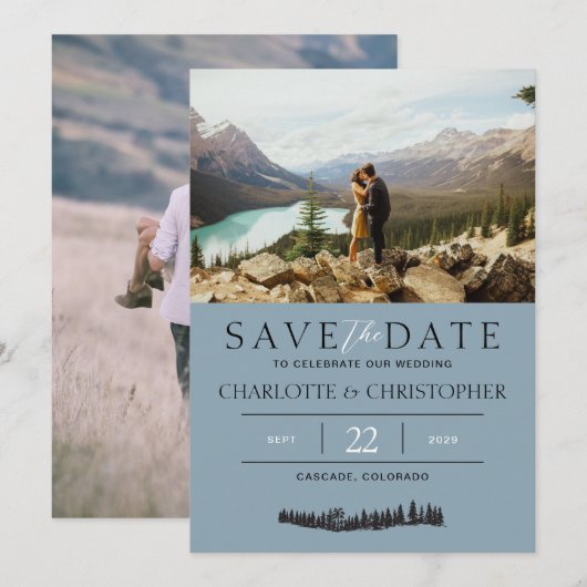 Foto van Forest Vibes Save The Date (Voorkant / Achterkant)