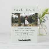 Foto van Forest Vibes Save The Date (Staand voorkant)