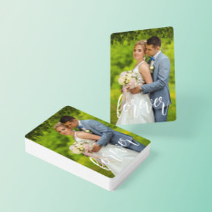 Foto van Forever Custom Wedding Pokerkaarten