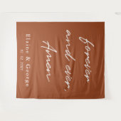 Foto van Forever en Ever Weddenschap Wandkleed (Voorkant (horizontaal))