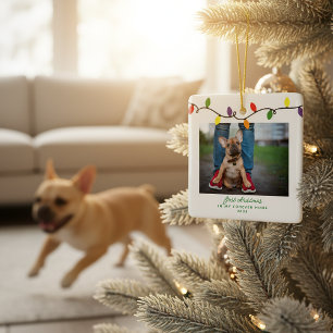 Foto van Forever Home First Kerstset Rescue Foto Keramisch Ornament