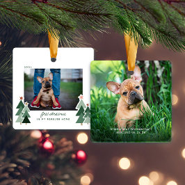 Foto van Forever Home First Kerstset Rescue Foto Keramisch Ornament