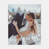  Foto van Forever in Love Valentijnsdag Fleece Deken (Voorkant)