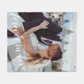  Foto van Forever in Love Valentijnsdag Fleece Deken (Voorkant (Horizontaal))