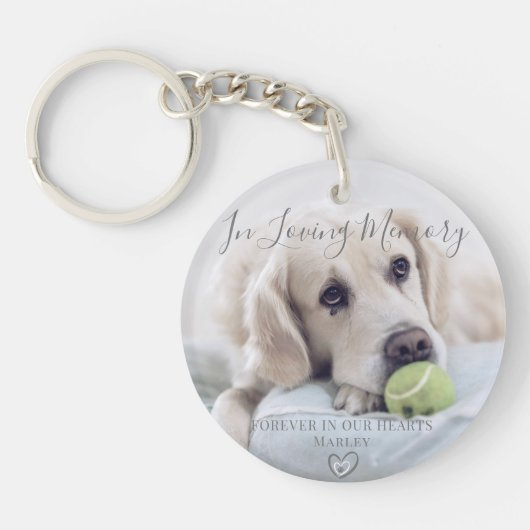 Foto van forever in ons hart sleutelhanger (Voorkant)