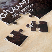 Foto van Forever Names Datum Legpuzzel (Zijkant)