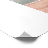 Foto van Fort Lauderdale Florida Aerial Ocean Beac Poster (Hoek)