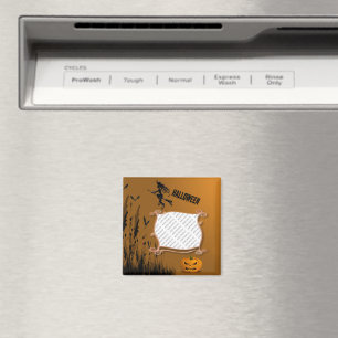 Foto van Frame, Witch, Jack o' Lantern Magnet