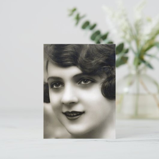  foto van "Franstalig meisje" Briefkaart (Staand voorkant)