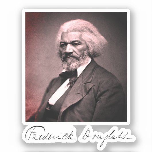 Foto van Frederick Douglass Sticker (Voorkant)
