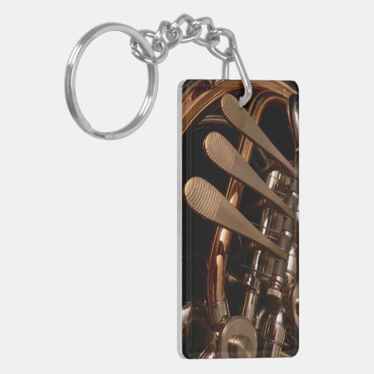 Foto van French Horn Sleutelhanger (Voorkant Links)