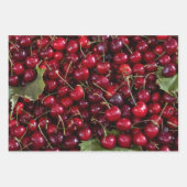 Foto van Fresh Red Cherries Inpakpapier Vel (Voorkant 2)