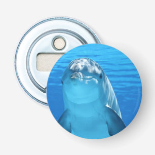 Foto van Friendly Dolphin Button Flesopener