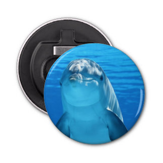 Foto van Friendly Dolphin Button Flesopener
