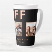 Foto van Friends BFF Black roos Gold Latte Mok (Rechterhoek)