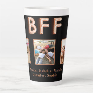 Foto van Friends BFF Black roos Gold Latte Mok