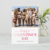 Foto van Friends Galentine Feestdagenkaart (Staand voorkant)