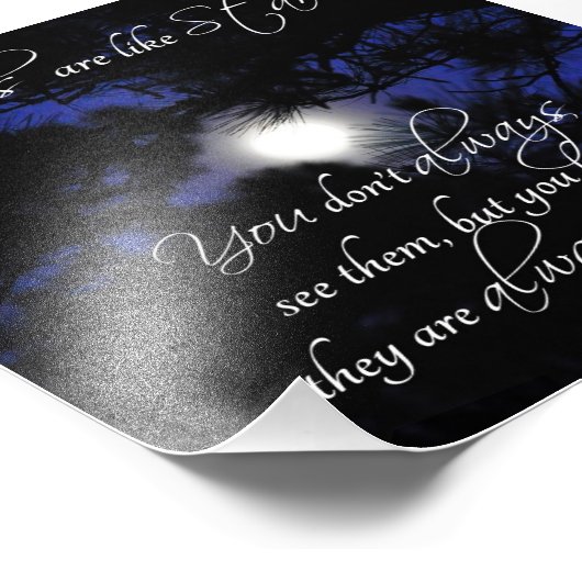 Foto van Friends Star Quote Square Afdruk (Hoek)