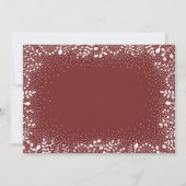 Foto van Frosty Branches Winter Feestdagen Feestdagenkaart (Achterkant)