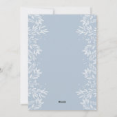 Foto van Frosty Foliage Holiday Feestdagenkaart (Achterkant)